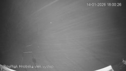 Vrchol Bouřňák, pohled na jih