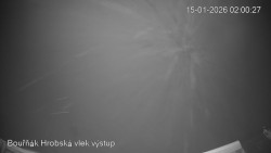 Vrchol Bouřňák, pohled na jih