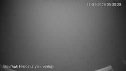 Vrchol Bouřňák, pohled na jih