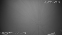 Vrchol Bouřňák, pohled na jih