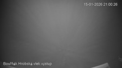 Vrchol Bouřňák, pohled na jih