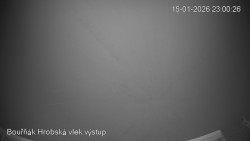 Vrchol Bouřňák, pohled na jih