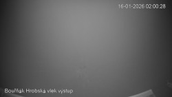 Vrchol Bouřňák, pohled na jih