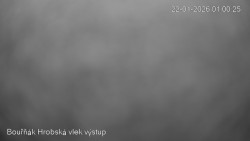 Vrchol Bouřňák, pohled na jih