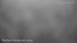 Vrchol Bouřňák, pohled na jih