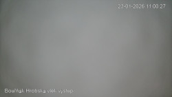 Vrchol Bouřňák, pohled na jih