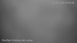 Vrchol Bouřňák, pohled na jih