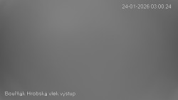 Vrchol Bouřňák, pohled na jih