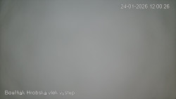 Vrchol Bouřňák, pohled na jih