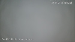 Vrchol Bouřňák, pohled na jih