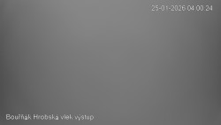 Vrchol Bouřňák, pohled na jih