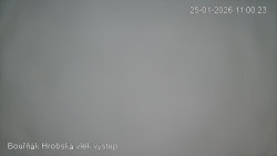 Vrchol Bouřňák, pohled na jih