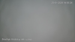 Vrchol Bouřňák, pohled na jih