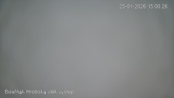 Vrchol Bouřňák, pohled na jih