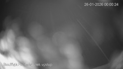 Vrchol Bouřňák, pohled na jih