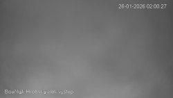 Vrchol Bouřňák, pohled na jih