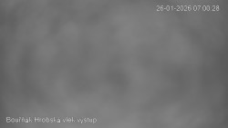 Vrchol Bouřňák, pohled na jih