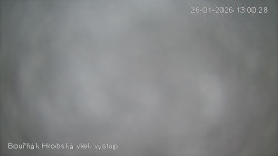 Vrchol Bouřňák, pohled na jih