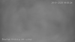 Vrchol Bouřňák, pohled na jih