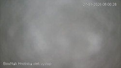 Vrchol Bouřňák, pohled na jih