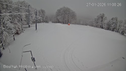 Vrchol Bouřňák, pohled na jih