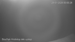 Vrchol Bouřňák, pohled na jih