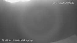 Vrchol Bouřňák, pohled na jih