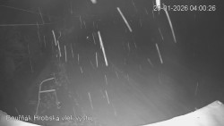 Vrchol Bouřňák, pohled na jih