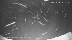 Vrchol Bouřňák, pohled na jih