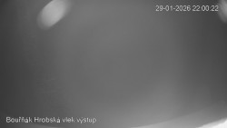 Vrchol Bouřňák, pohled na jih