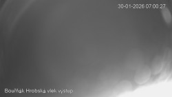 Vrchol Bouřňák, pohled na jih