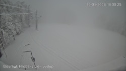 Vrchol Bouřňák, pohled na jih