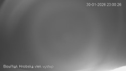 Vrchol Bouřňák, pohled na jih