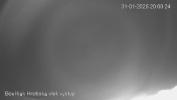 Vrchol Bouřňák, pohled na jih