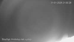 Vrchol Bouřňák, pohled na jih