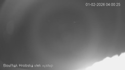 Vrchol Bouřňák, pohled na jih