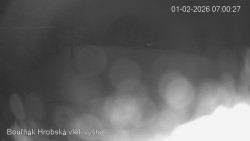 Vrchol Bouřňák, pohled na jih