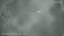 Vrchol Bouřňák, pohled na jih