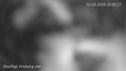 Vrchol Bouřňák, pohled na jih