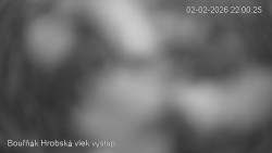 Vrchol Bouřňák, pohled na jih