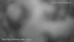 Vrchol Bouřňák, pohled na jih