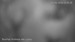 Vrchol Bouřňák, pohled na jih