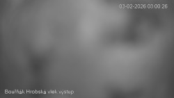 Vrchol Bouřňák, pohled na jih