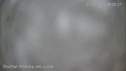 Vrchol Bouřňák, pohled na jih