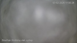 Vrchol Bouřňák, pohled na jih