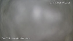 Vrchol Bouřňák, pohled na jih