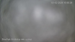 Vrchol Bouřňák, pohled na jih