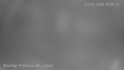 Vrchol Bouřňák, pohled na jih