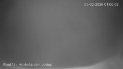 Vrchol Bouřňák, pohled na jih