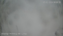 Vrchol Bouřňák, pohled na jih